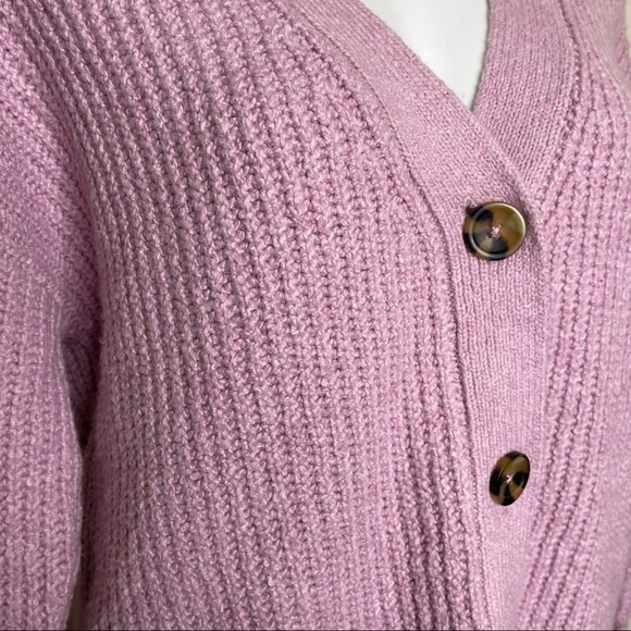 Cupcakes & Cashmere pink cardigan sweater, NWT, small - Picture 4 of 6